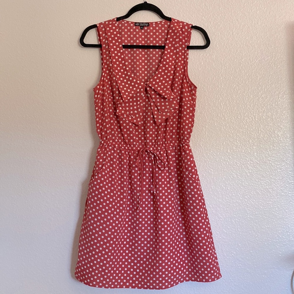 BeBop Red Polka Dot Dress